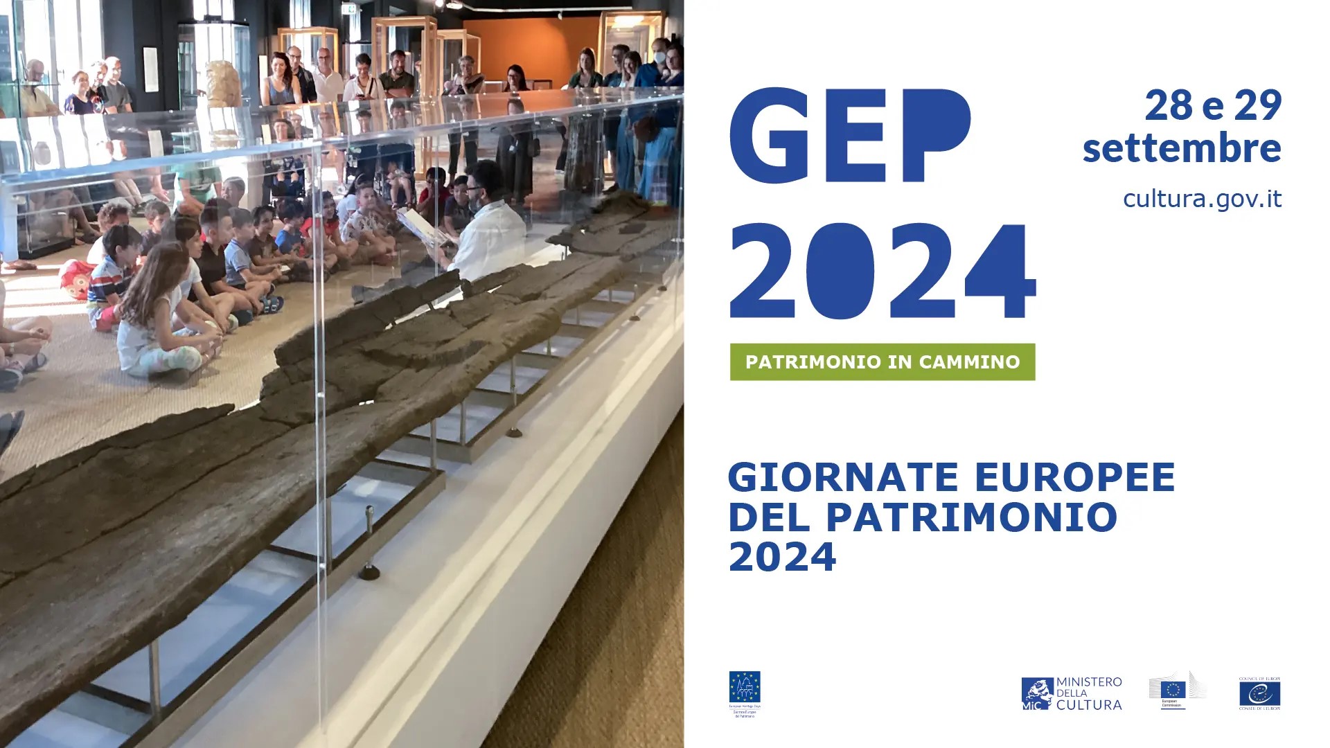 Al Museo delle Civiltà Giornate Europee del Patrimonio – GEP 2024  “Patrimonio in cammino”
